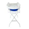 Bañera-para-Bebe-Plegable-con-Base-Cambiador-Stand-Azul-Priori