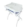 Bañera-para-Bebe-Plegable-con-Base-Cambiador-Stand-Azul-Priori