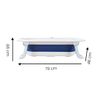 Bañera-para-Bebe-Plegable-con-Base-Cambiador-Stand-Azul-Priori