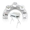 Bañera-para-Bebe-Plegable-con-Base-Cambiador-Stand-Gris-Priori