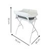 Bañera-para-Bebe-Plegable-con-Base-Cambiador-Stand-Gris-Priori