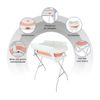 Bañera-para-Bebe-Plegable-con-Base-Cambiador-Stand-Rosa-Priori