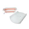 Bañera-para-Bebe-Plegable-con-Base-Cambiador-Stand-Rosa-Priori