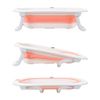 Bañera-para-Bebe-Plegable-con-Base-Cambiador-Stand-Rosa-Priori