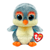 Peluche-Beanie-Boos-Fisher-Pinguino-Gris-15cm-Ty