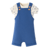 Set-Body-Manga-Corta-y-Overol--Azul-Bebes-Niños-Baby-Fresh-0-3M