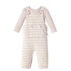 Set-Body-Manga-Corta-y-Overol-Rayas-Niñas-Baby-Fresh-0-3M