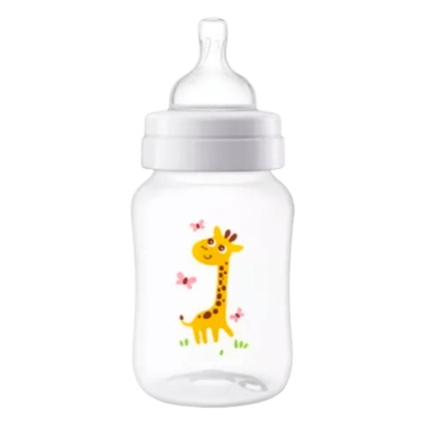 Tetero-Valvula-Anticolicos-Jirafa-260ml-Avent