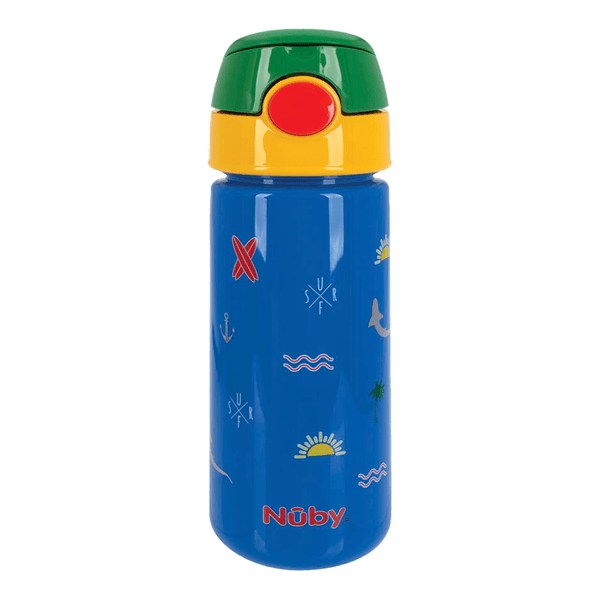 Botilito-Pitillo-Silicona-Thirsty-Kids-Azul-Tapa-Verde-18oz-Nuby Botilito-Pitillo-Silicona-Thirsty-Kids-Azul-Tapa-Verde-18oz-Nuby