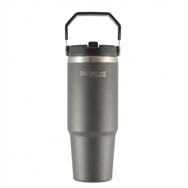 Botella-Hidratacion-Acero-Inoxidable-Doble-Pared-con-Tapa-Doble-Funcion-Gris-Grafito-900ml-Thermos