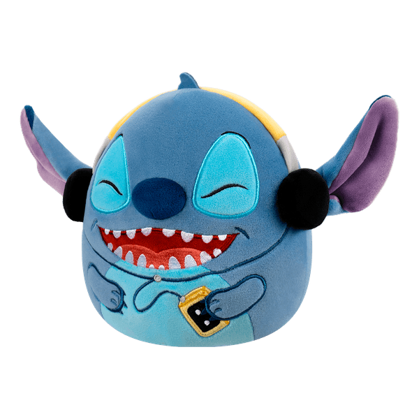 Peluche-Disney-Stitch-Escuchando-Musica-17cm-Squishmallows Peluche-Disney-Stitch-Escuchando-Musica-17cm-Squishmallows
