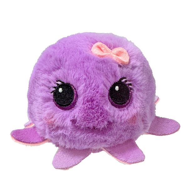 Mini-Peluche-Beanie-Bouncers-Leggy-Pulpo-Violeta-10cm-Ty Mini-Peluche-Beanie-Bouncers-Leggy-Pulpo-Violeta-10cm-Ty