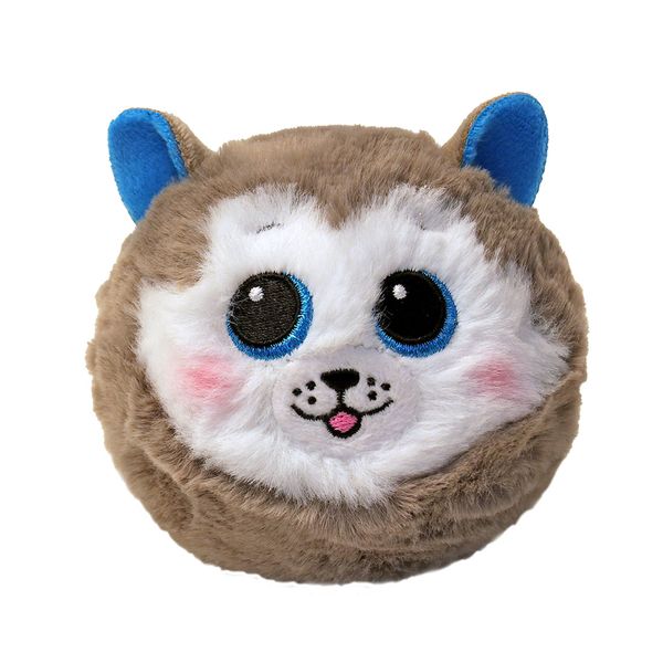 Mini-Peluche-Beanie-Bouncers-Slush-Husky-Gris-10cm-Ty