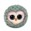 Mini-Peluche-Beanie-Bouncers-Feathers-Buho-Gris-10cm-Ty