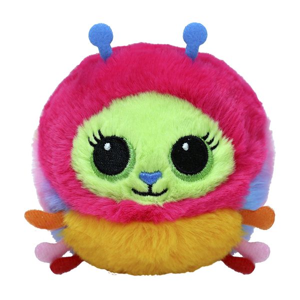 Mini-Peluche-Beanie-Bouncers-Crystal-Caterpillar-Multicolor-10cm-Ty