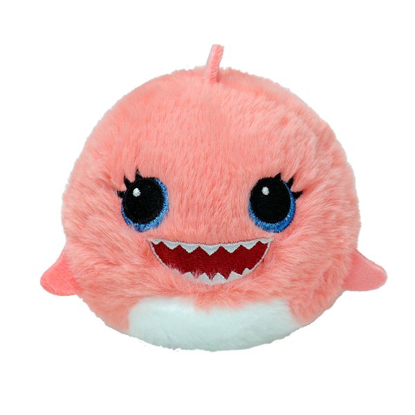 Mini-Peluche-Beanie-Bouncers-Reef-Tiburon-Rosa-10cm-Ty