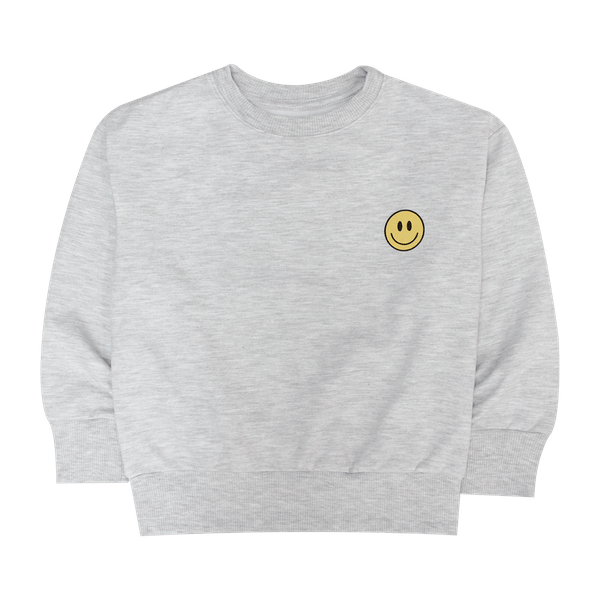 Buzo-Cuello-Redondo-Gris-Niños-Honey-Bees-6T