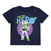 Camiseta-Manga-Corta-Estampado-Buzz-Lightyear-Azul-Niños-Disney