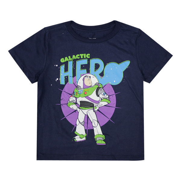 Camiseta-Manga-Corta-Estampado-Buzz-Lightyear-Azul-Niños-Disney Camiseta-Manga-Corta-Estampado-Buzz-Lightyear-Azul-Niños-Disney