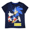 Camiseta-Manga-Corta-Estampada-Azul-Niños-Sonic