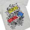Camiseta-Manga-Corta-Estampada-Beige-Niños-Sonic
