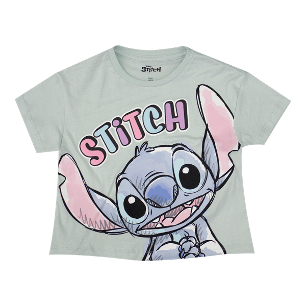 Camiseta-Estampado-Stitch-Azul-Niñas-Lilo-y-Stitch