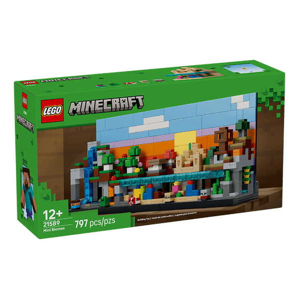 Set-Minecraft-Minibiomas-797-Piezas-LEGO Set-Minecraft-Minibiomas-797-Piezas-LEGO
