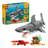 Set-Creator-Feroz-Tiburon-con-Cofre-del-Tesoro-379-Piezas-LEGO