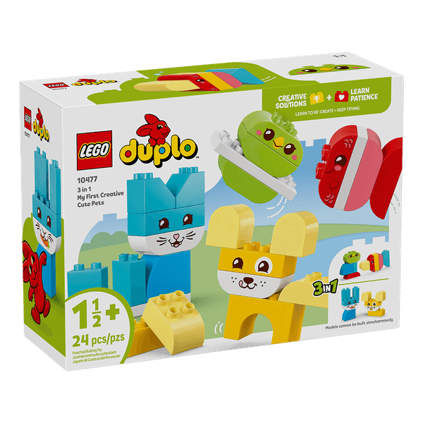 Set-Duplo-Simpaticas-Mascotas-Creativas-23-Piezas-LEGO Set-Duplo-Simpaticas-Mascotas-Creativas-23-Piezas-LEGO