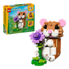 Set-Creator-Lindo-Hamster-con-Flor-166-Piezas-LEGO