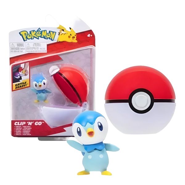 Set-Figura-con-Pokebola-Clip-N-Go-Piplup-4cm-Pokemon