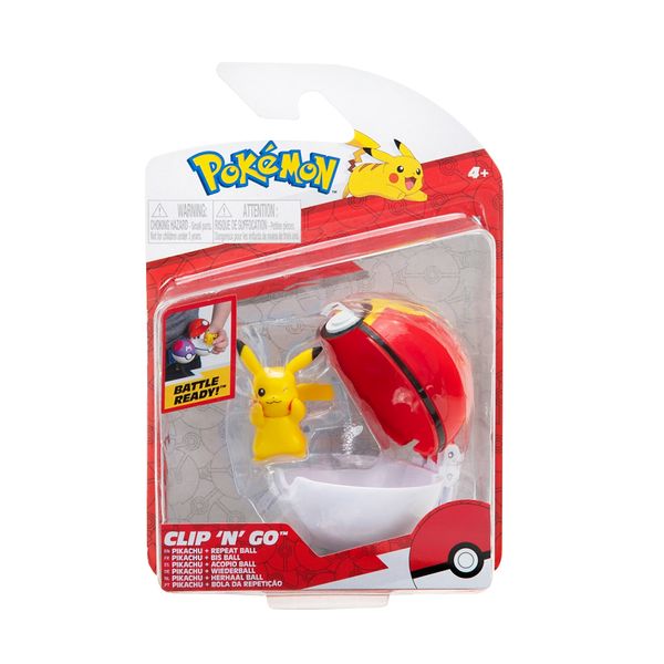 Set-Figura-con-Pokebola-Roja-Clip-N-Go-Pikachu-4cm-Pokemon Set-Figura-con-Pokebola-Roja-Clip-N-Go-Pikachu-4cm-Pokemon