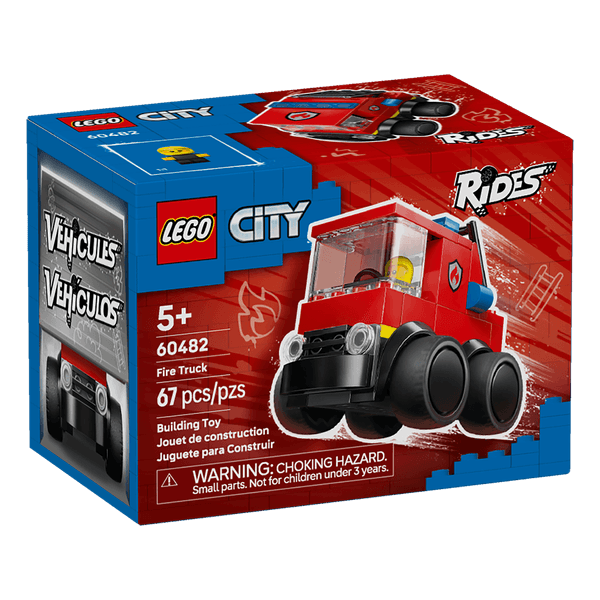 Set-City-Vehiculos--Camion-de-Bomberos-67-Piezas-LEGO