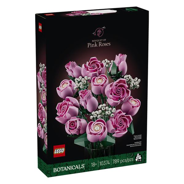 Set-Botanicals-Ramo-de-Rosas-Rosadas-789-Piezas-LEGO Set-Botanicals-Ramo-de-Rosas-Rosadas-789-Piezas-LEGO