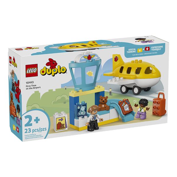 Set-DUPLO-Town-Primera-Vez-en-el-Aeropuerto-23-Piezas-LEGO