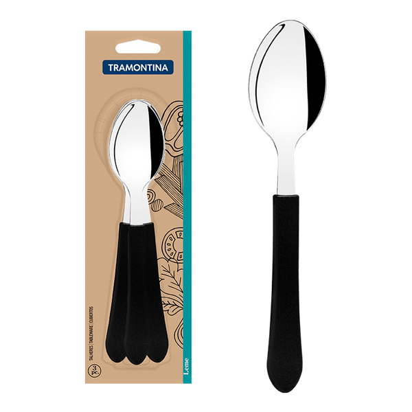 Juego_de_Cucharas_de_Mesa_3_Piezas_Leme_en_Acero_Inoxidable_y_Mangos_Polipropileno_Negro_Tramontina_125479089 Juego_de_Cucharas_de_Mesa_3_Piezas_Leme_en_Acero_Inoxidable_y_Mangos_Polipropileno_Negro_Tramontina_125479089