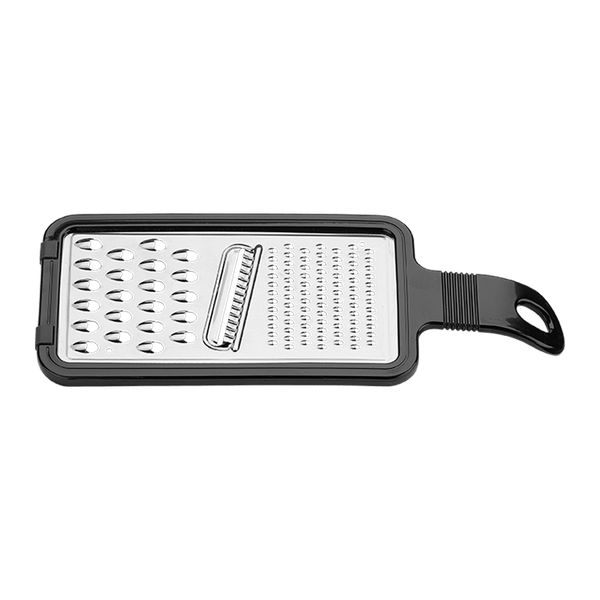 Rallador_Universal_Utilita_en_Acero_Inoxidable_y_Mango_ABS_con_Soportes_en_Goma_Negro_Tramontina_125479100
