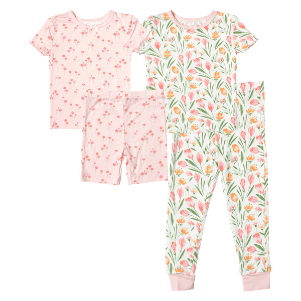 Set_2_Pijamas_4_Piezas_Flores_Niñas_Little_Me_125945026 Set_2_Pijamas_4_Piezas_Flores_Niñas_Little_Me_125945026