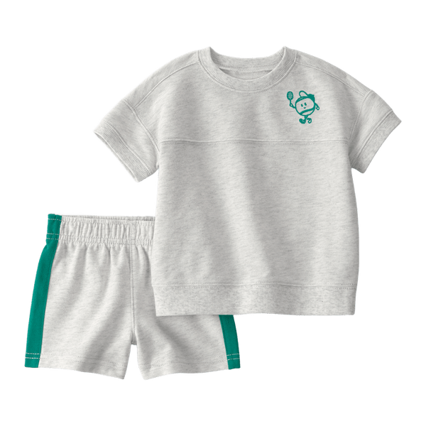 Set_Camiseta_Manga_Corta_y_Short_Gris_Bebes_Niños_Carter-s_125945564