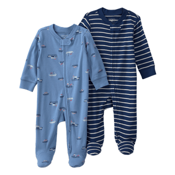 Set_2_Pijamas_Enterizas_Azules_Bebes_Niños_Carter-s_125945579