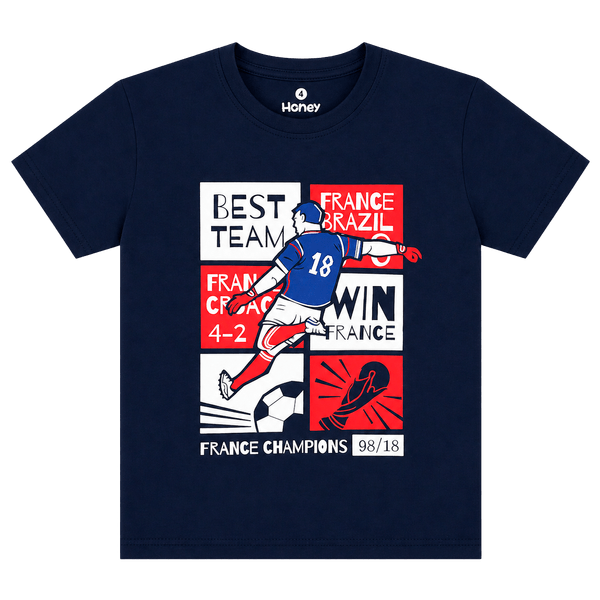 Camiseta_Manga_Corta_Francia_Azul_Niños_Honey_Bees_125946703