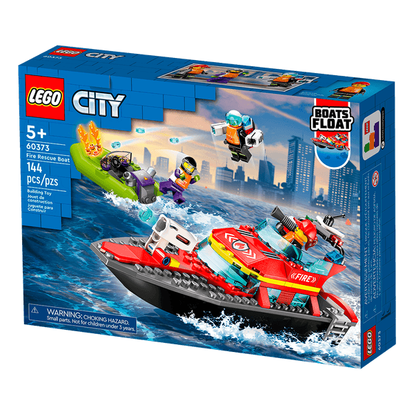 Set-City-Lancha-de-Rescate-de-Bomberos-144-Piezas-LEGO