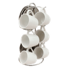 Set-6-Platos-y-Mugs-con-Soporte-Metal-Blanco-y-Plata---Ikhome