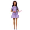 Muñeca_Fashionista_Inclusiva_Autismo_Vestido_Morado_Rayas_30cm_Barbie_103447214
