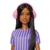 Muñeca_Fashionista_Inclusiva_Autismo_Vestido_Morado_Rayas_30cm_Barbie_103447214