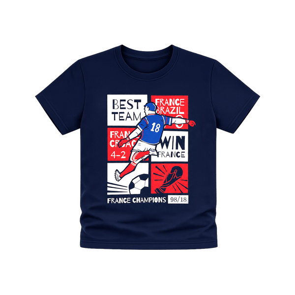 Camiseta_Manga_Corta_Francia_Azul_Niños_Honey_Bees_125946703