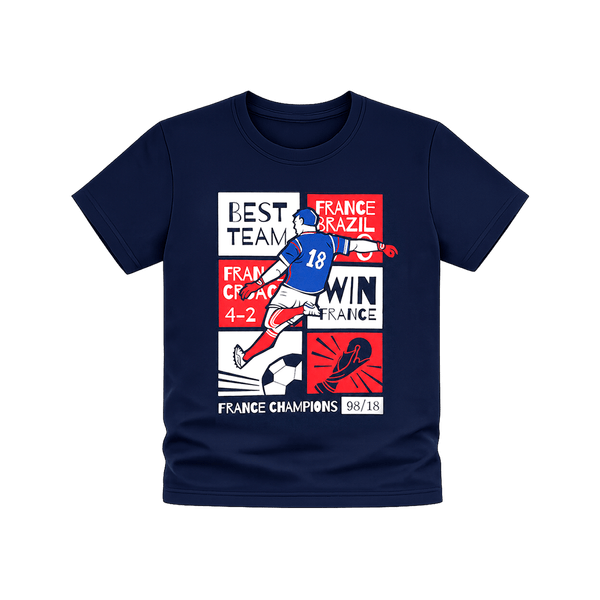 Camiseta_Manga_Corta_Francia_Azul_Niños_Honey_Bees_125946703