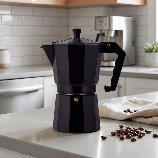 Cafetera-Aluminio-Charcoal-12-Tazas-Bergner