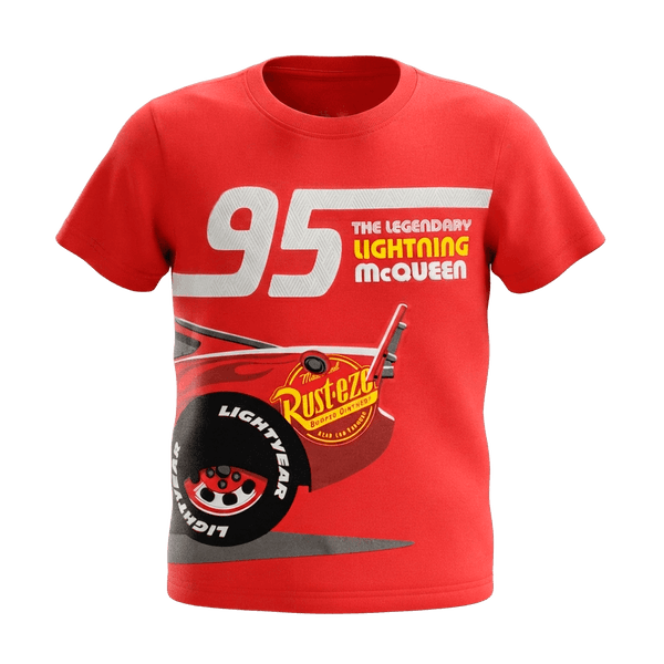 Camiseta_Rayo_McQueen_Rojo_Niños_Disney_125946667