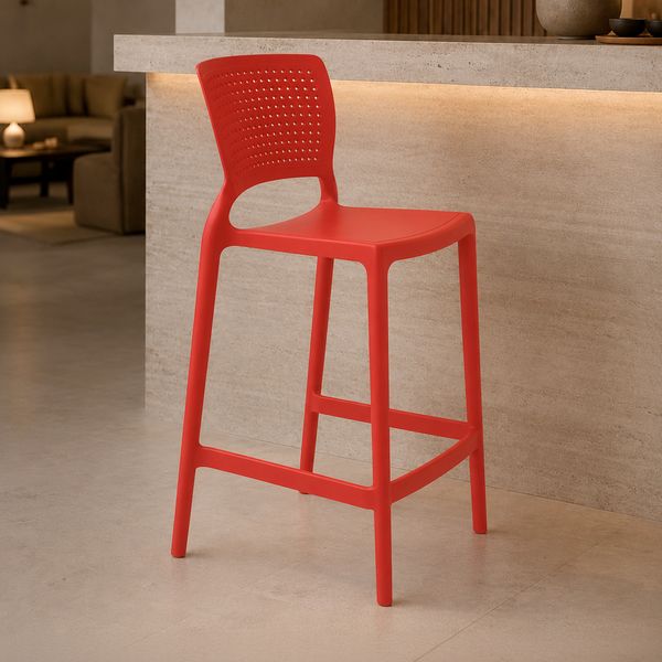 Silla_Alta_de_Bar_Safira_Roja_Tramontina_102840545